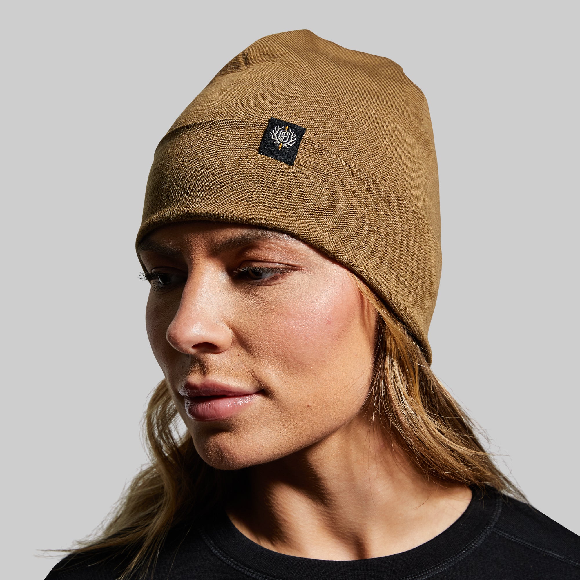 Ridgeline Beanie - Coyote Brown Winter Hat for Men & Women - Warm Fleece Lined Skull Cap for Outdoor Activities, Hiking, and Cold Weather Protection
