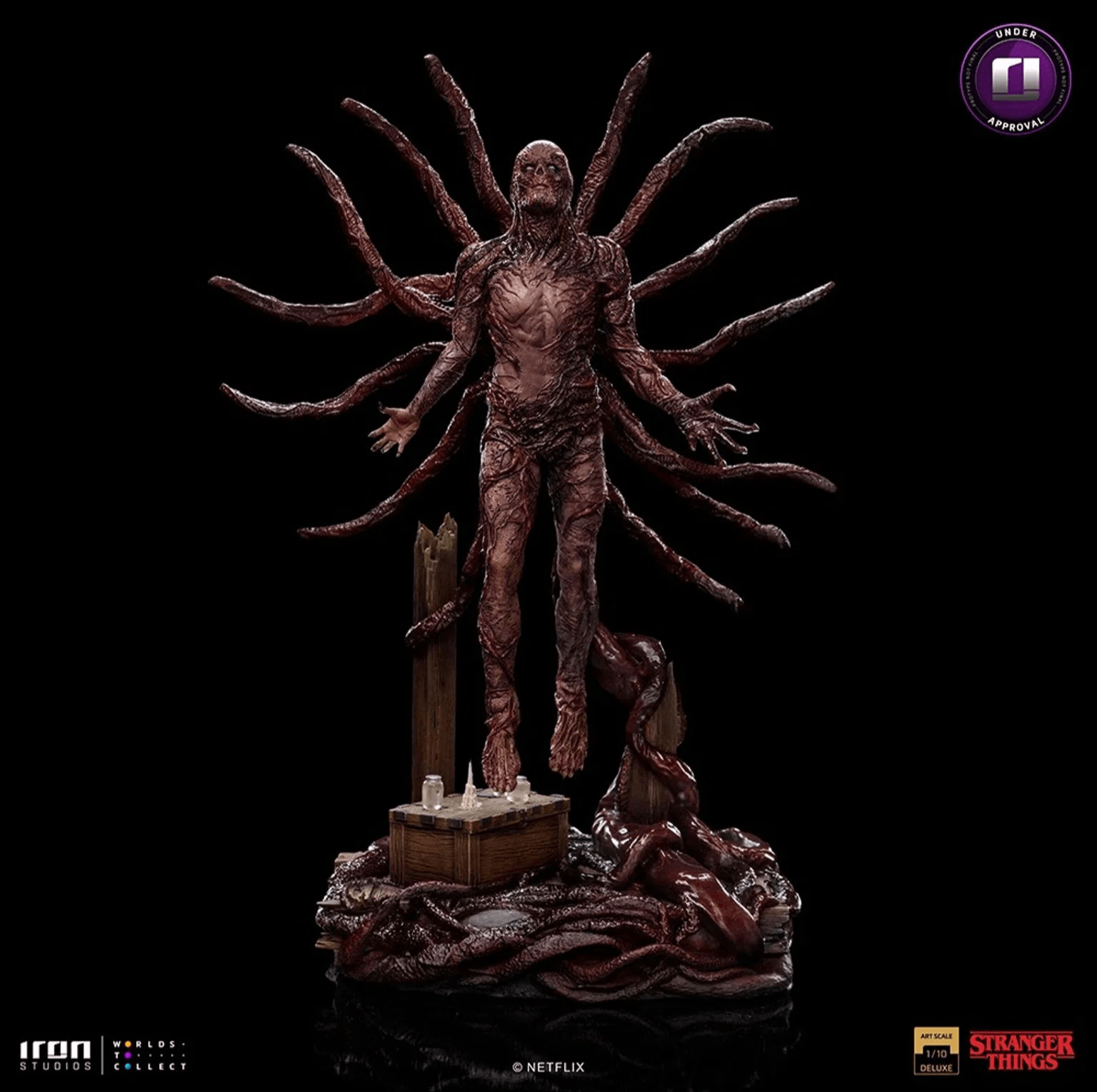 Iron Studios Stranger Things Vecna Art Scale 1/10 Statue - Premium Collectible Figure for Fans & Home Decor