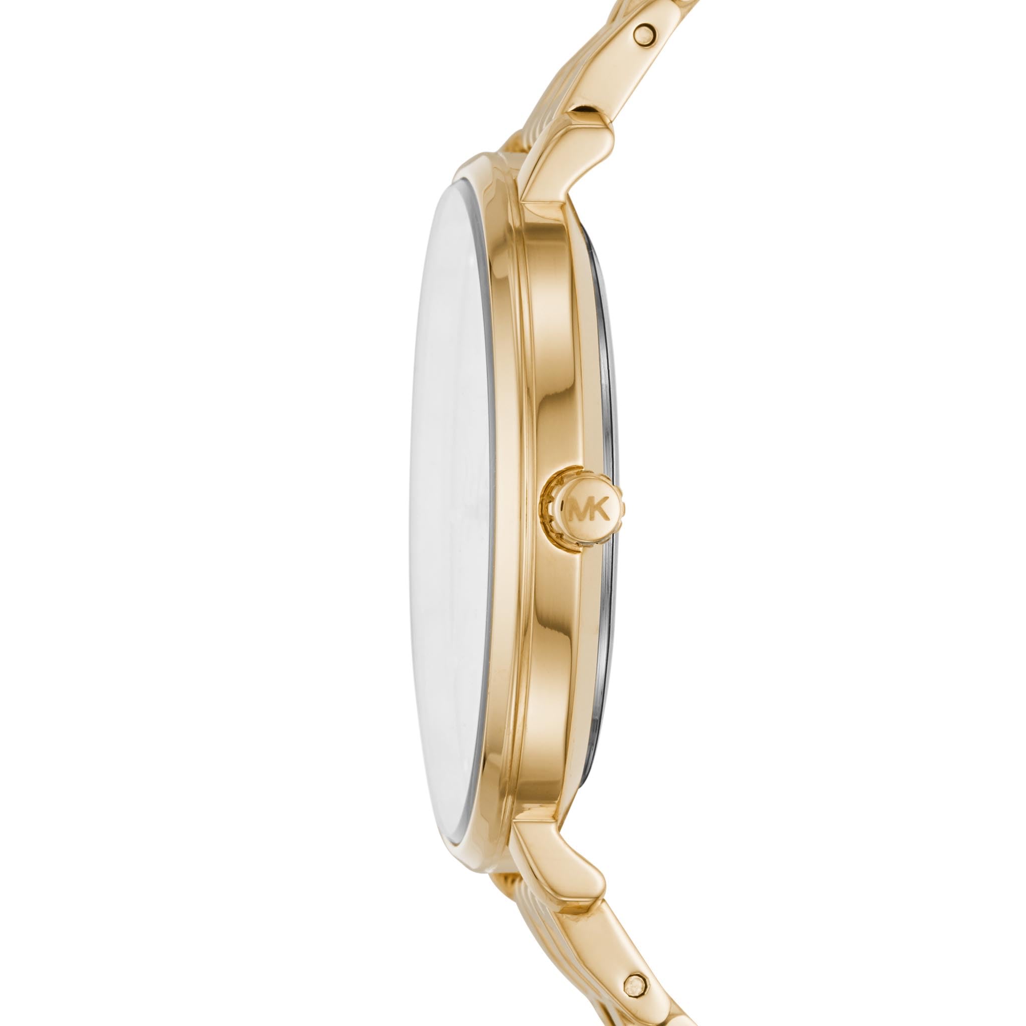 Michael Kors Pyper MK3898 Women's Watch - Gold-Tone Stainless Steel, Three-Hand Analog, Water Resistant | Perfect for Office, Date Night & Special Occasions