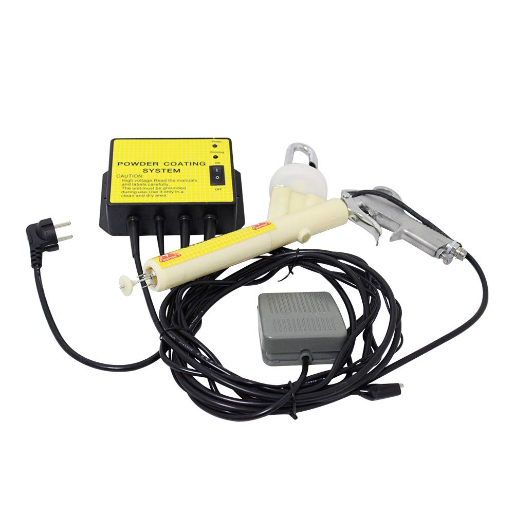 MXBAOHENG Mini Powder Coating System - 110V Metal Workpiece Spray Gun for DIY & Professional Metal Coating | Perfect for Automotive Parts, Bike Frames & Home Metal Projects