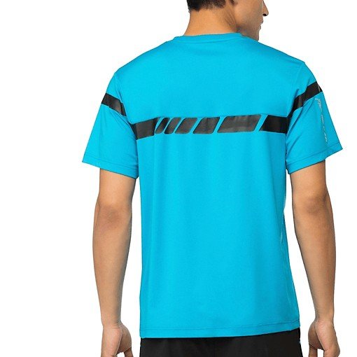 Fila Men's Platinum Colorblocked Crew Neck T-Shirt - Comfortable Casual Shirt for Workout, Gym, and Everyday Wear
