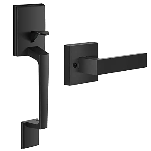 Matte Black no deadbolt ( Moderate Matte Black )