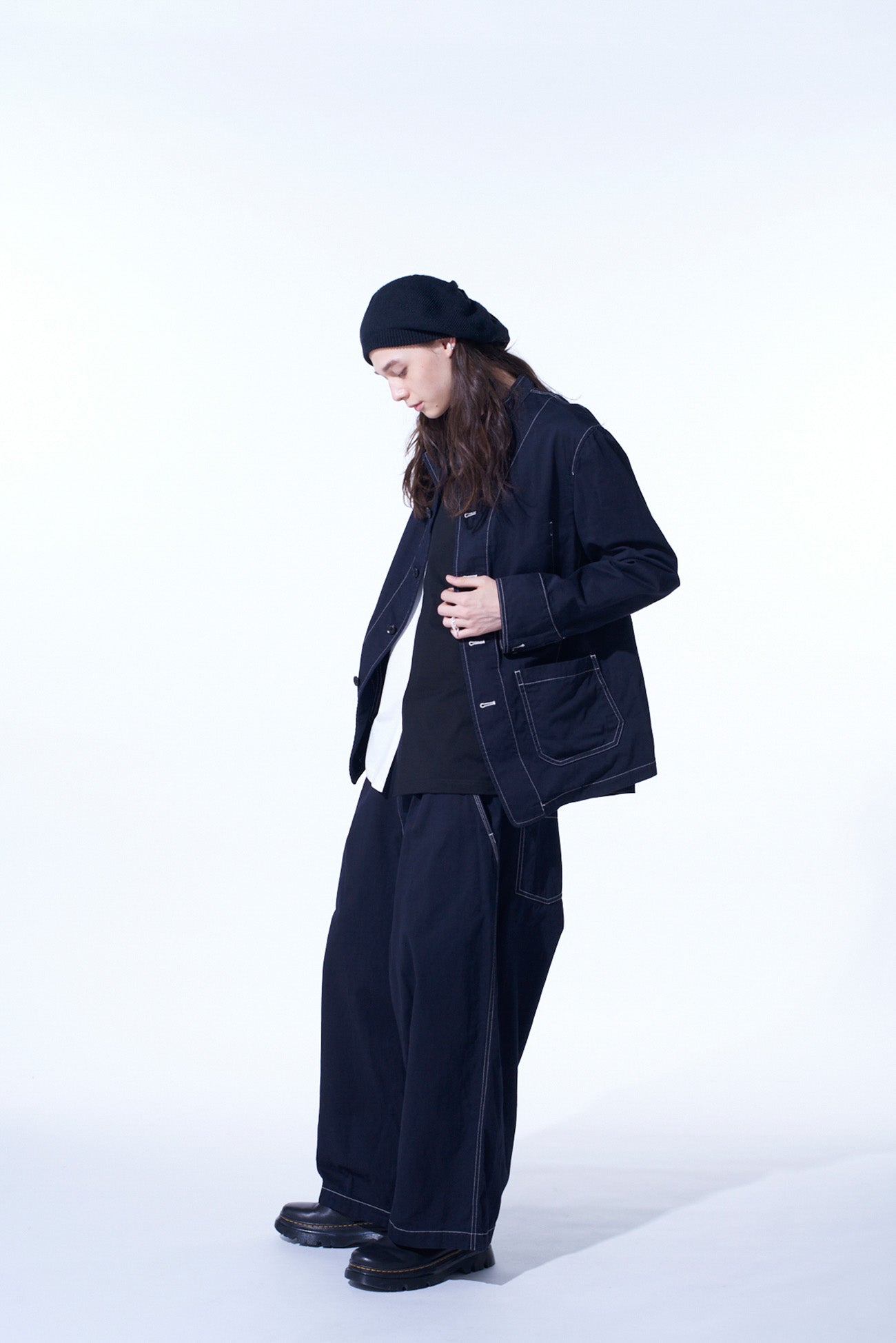 Premium Cotton Twill Garment Dyed Stand Collar Jacket for Men & Women | Casual & Business Wear | Perfect for Office, Travel & Outdoor Activities