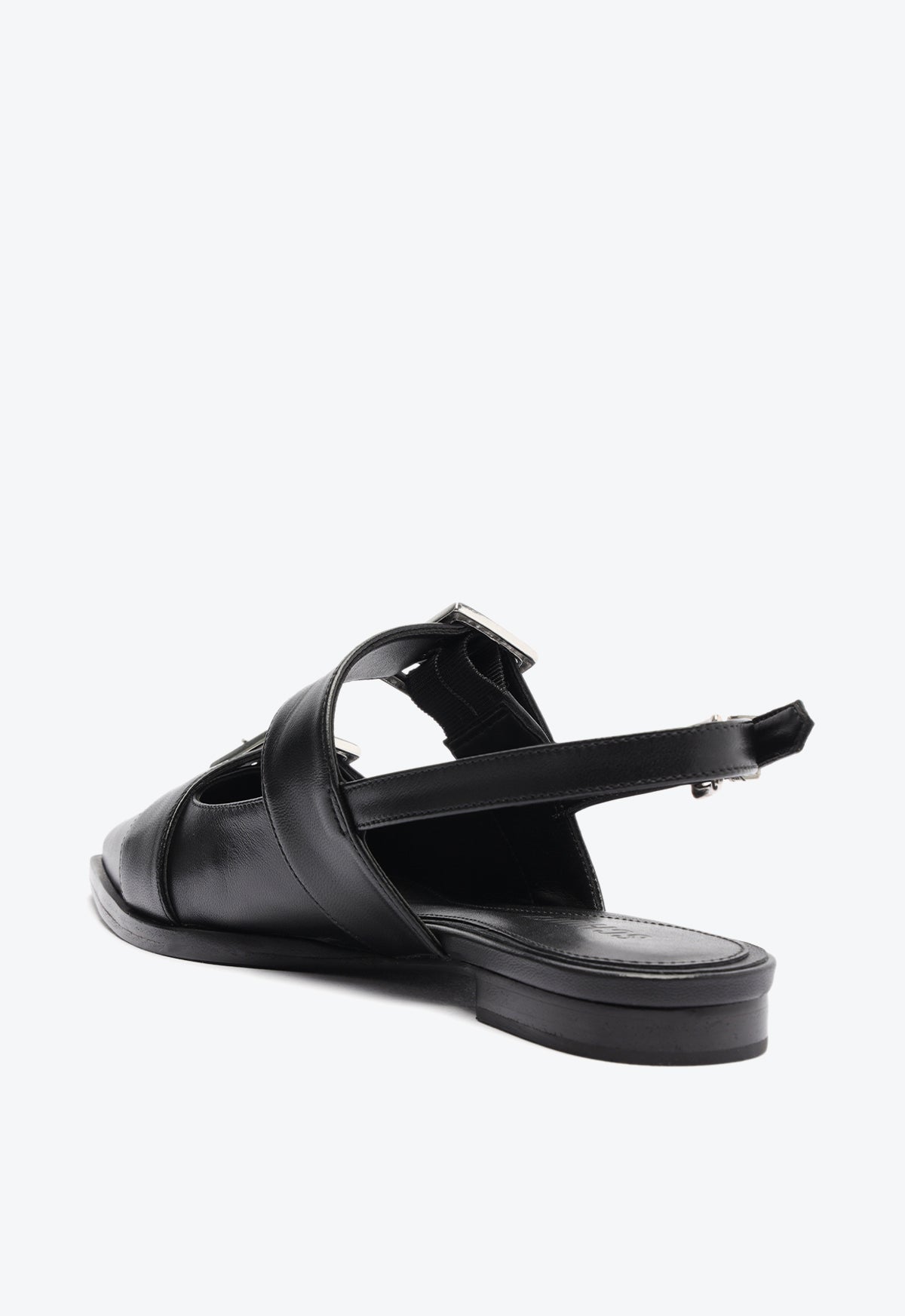 Darla Sling Leather Flat Shoes - Women's Comfortable Casual Loafers for Everyday Wear | Perfect for Office, Walking & Travel