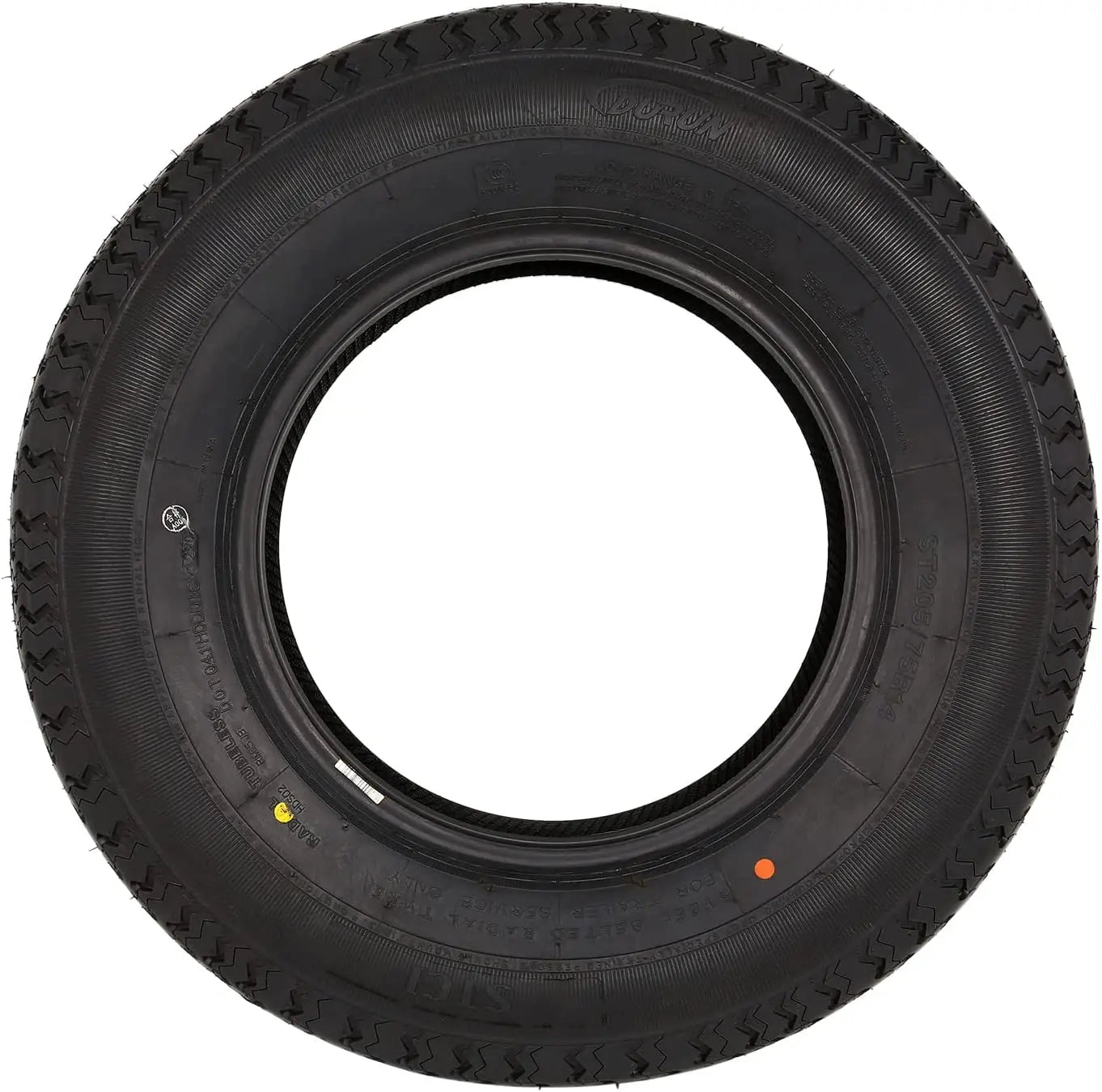 ST205/75R14 Radial Trailer Tire - Heavy Duty 8 Ply Load Range D - Set of 2 - Perfect for Boat Trailers, Utility Trailers & Campers - Durable All-Season Performance