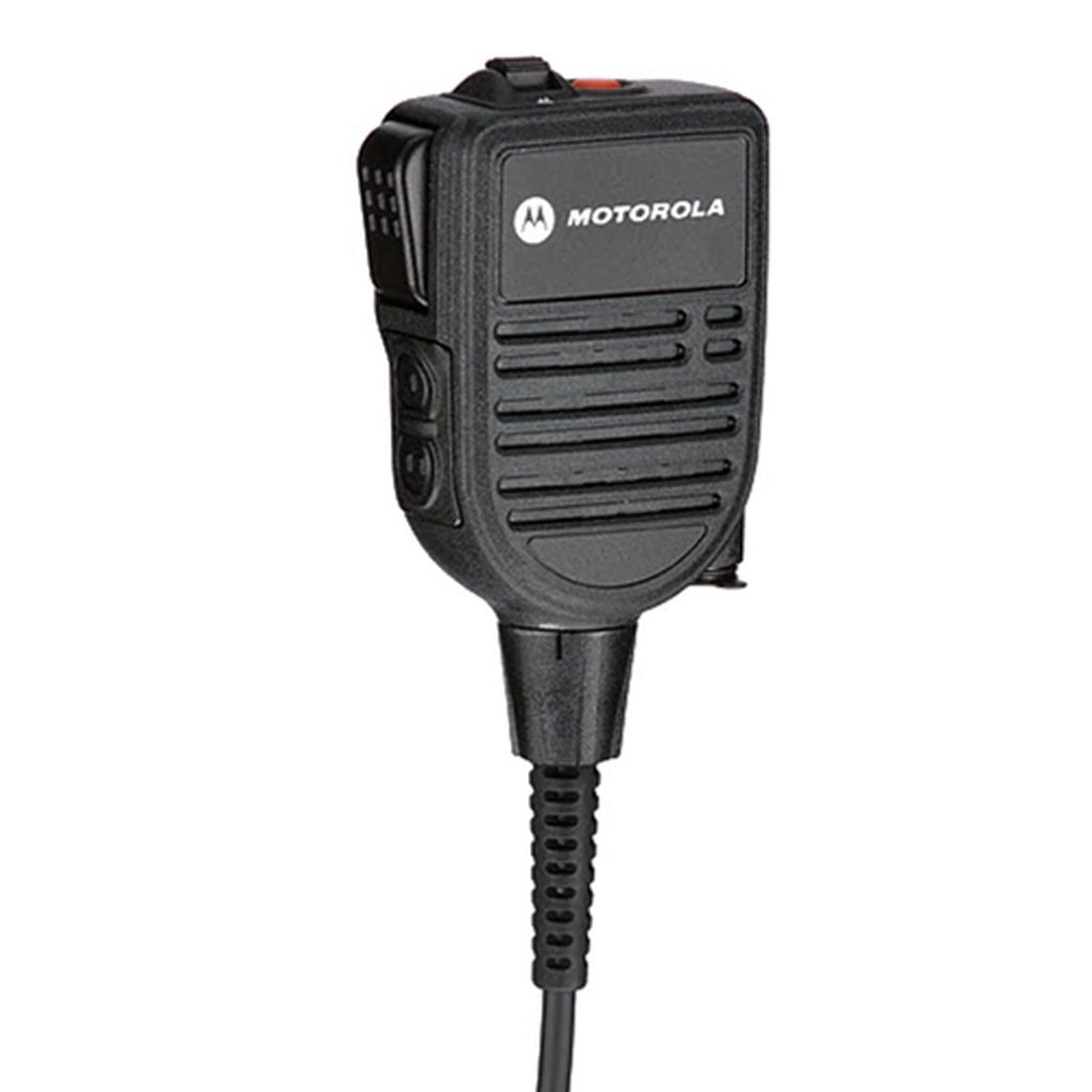 Motorola HMN4101B Two-Way Radio Speaker Microphone - Clear Audio for Walkie Talkies, Police, Security & Outdoor Adventures - Perfect for Construction, Events & Emergency Communication