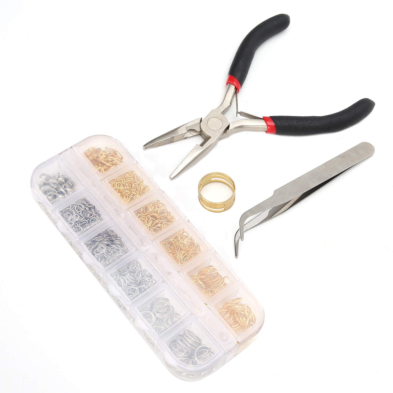 Fdit Jewelry Lobster Clasp - Professional Multifunctional Jewelry Repair Tool Kit for Men & Women | Durable DIY Jewelry Making Accessories | Perfect for Necklace, Bracelet & Earring Repairs
