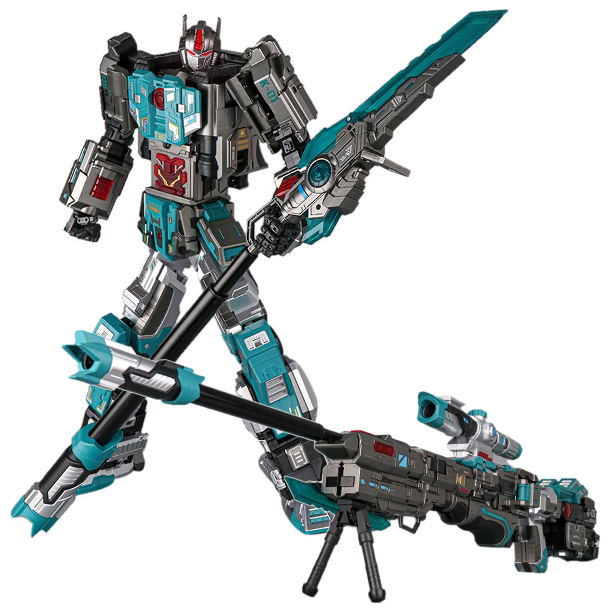 NBK Deformation Toy King of Sniper - Oversized Action Figure Robot Model Collectible Gift for Kids & Adults | Perfect for Display, Play & Anime Fans Collection