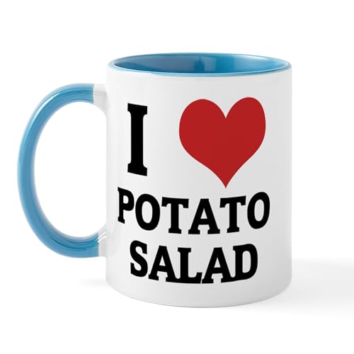 White/Blue Inside - I Love Potato Salad Mug