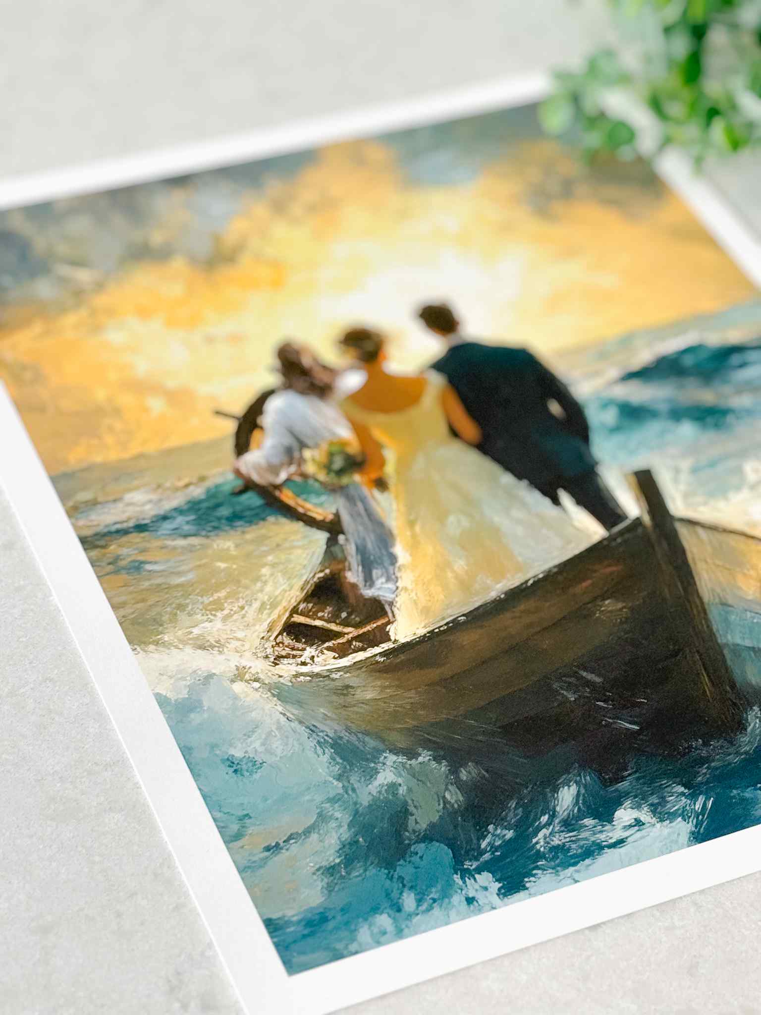 Guided by Him Christian Wall Art Print - Inspirational Scripture Decor for Home, Office & Church