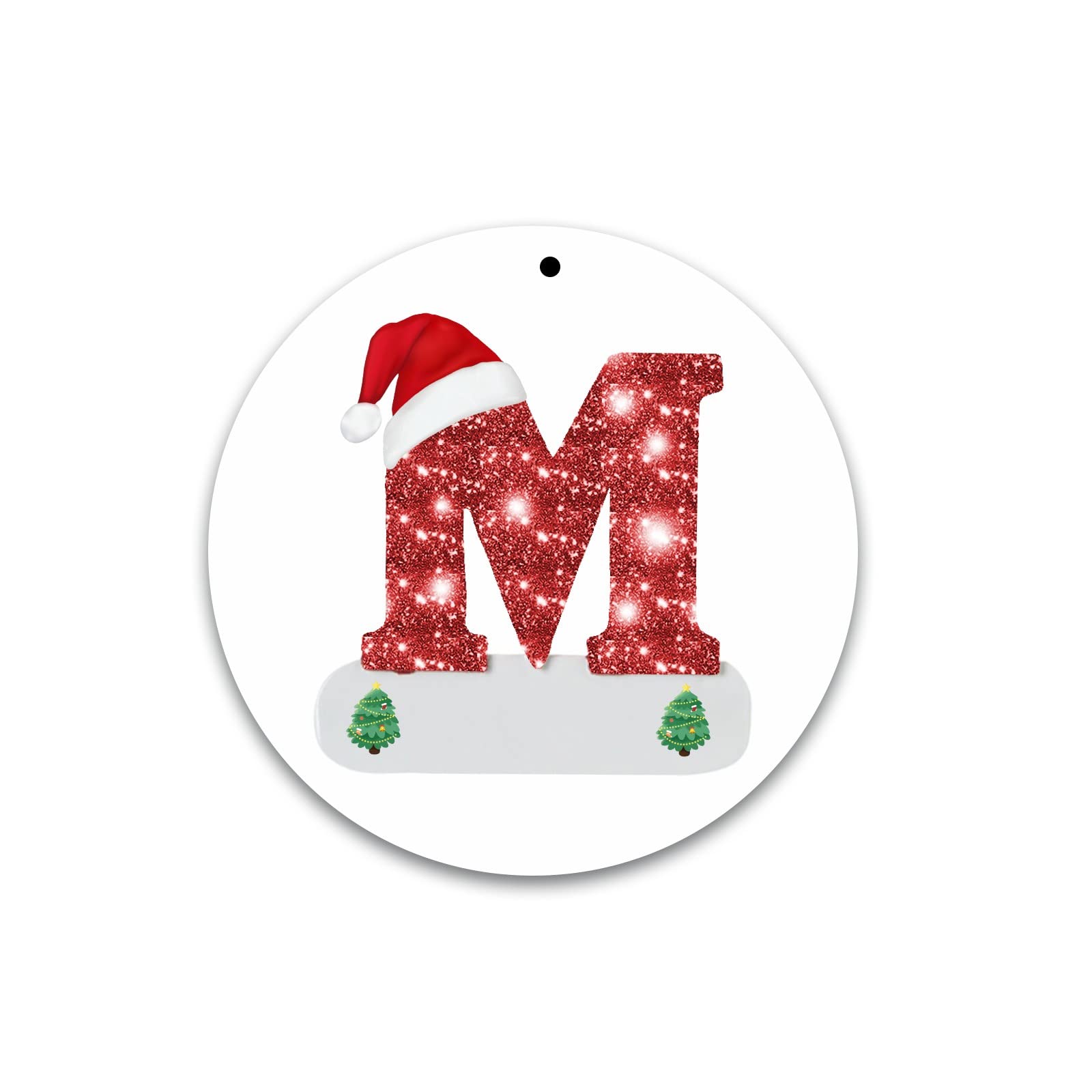 Boddenly Boping Store Christmas Pendant Decorations - Capital Letter Car Ornaments, Creative Holiday Card Charms for Beach Bachelorette Parties (One Size) - Perfect for Christmas Tree Decor, Gift Tags & Holiday Party Favors