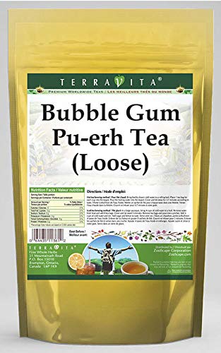 Premium Loose Leaf Bubble Gum Pu-erh Tea - 8 oz (ZIN: 534650) | Unique Flavor for Tea Lovers, Perfect for Relaxation & Gift Giving