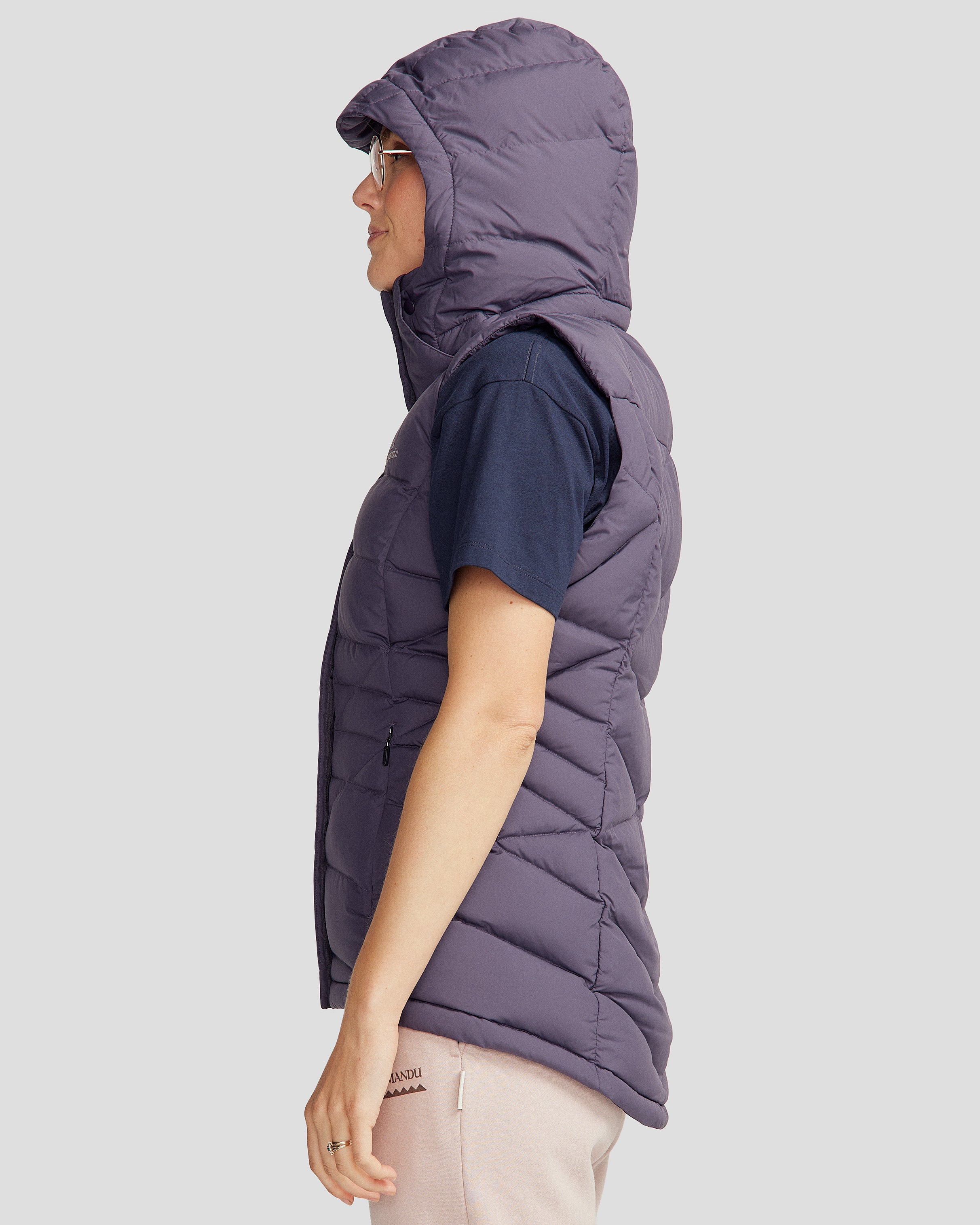 Women's Winterburn Hooded Down Vest - Lightweight Warm Puffer Jacket for Cold Weather | Outdoor Hiking, Skiing & Casual Wear
