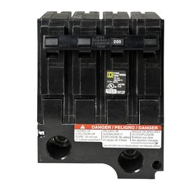 Homeline Plug-on Circuit Breaker HOM2200BB 200 AMP Branch Circuit Breaker - UL Approved for Home Electrical Panel Safety | Perfect for Residential Power Distribution & Electrical System Protection