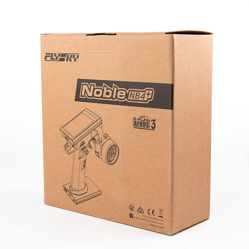 Flysky NB4+ 8CH AFHDS3 Radio Transmitter with FGR4S Receiver for RC Cars, Trucks, Boats - Premium Remote Control for Construction Vehicles & DIY Models (Ideal for Racing, Crawling & Off-Road Adventures)