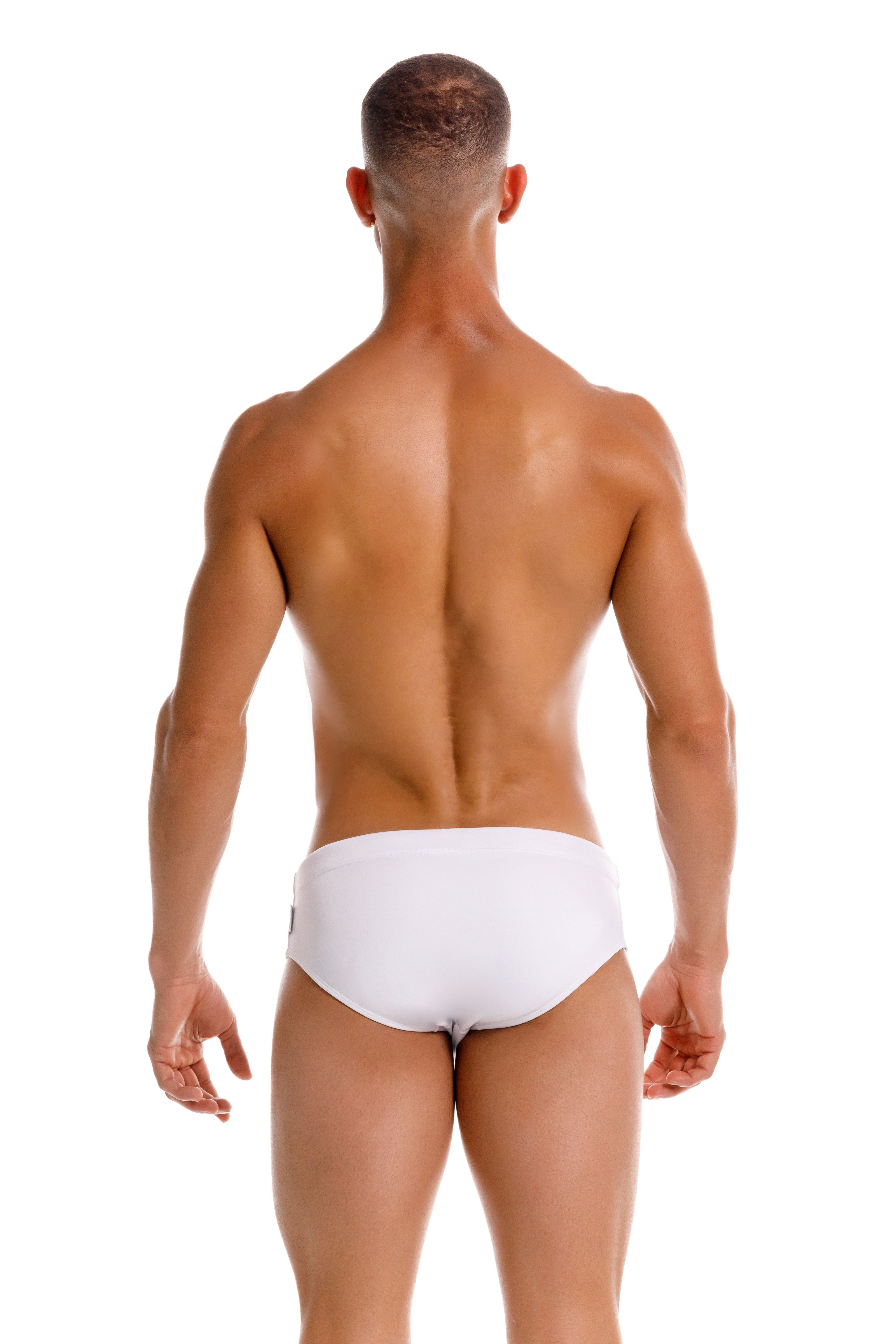 JOR Men's Quick-Dry Swim Briefs - White - Comfortable & Stylish Swimwear for Beach, Pool & Vacation - Perfect for Swimming, Sunbathing & Water Sports