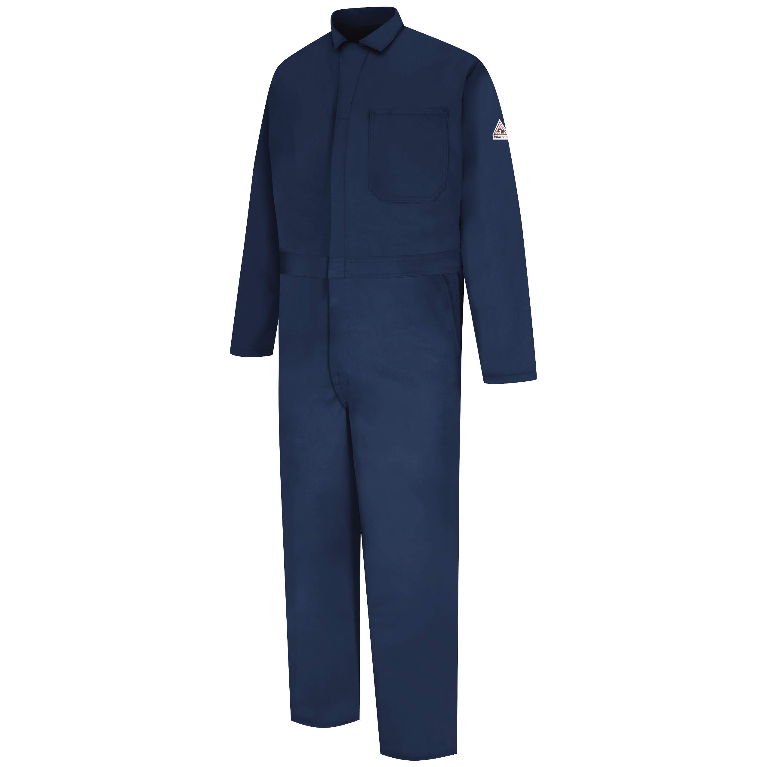 Bulwark FR Men's Flame Resistant 9 Oz Twill Cotton Coverall - OSHA Compliant Workwear for Welding, Construction & Industrial Safety