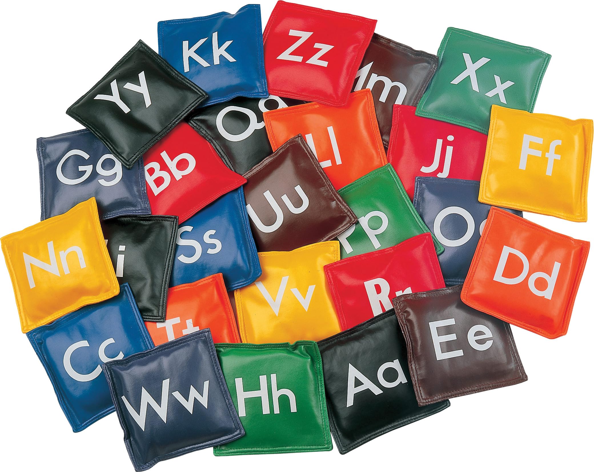 Champion Sports 5 Inch Alphabet Bean Bags - Educational ABC Learning Toys for Kids, Perfect for Classroom Activities, Preschool Learning & Indoor Games