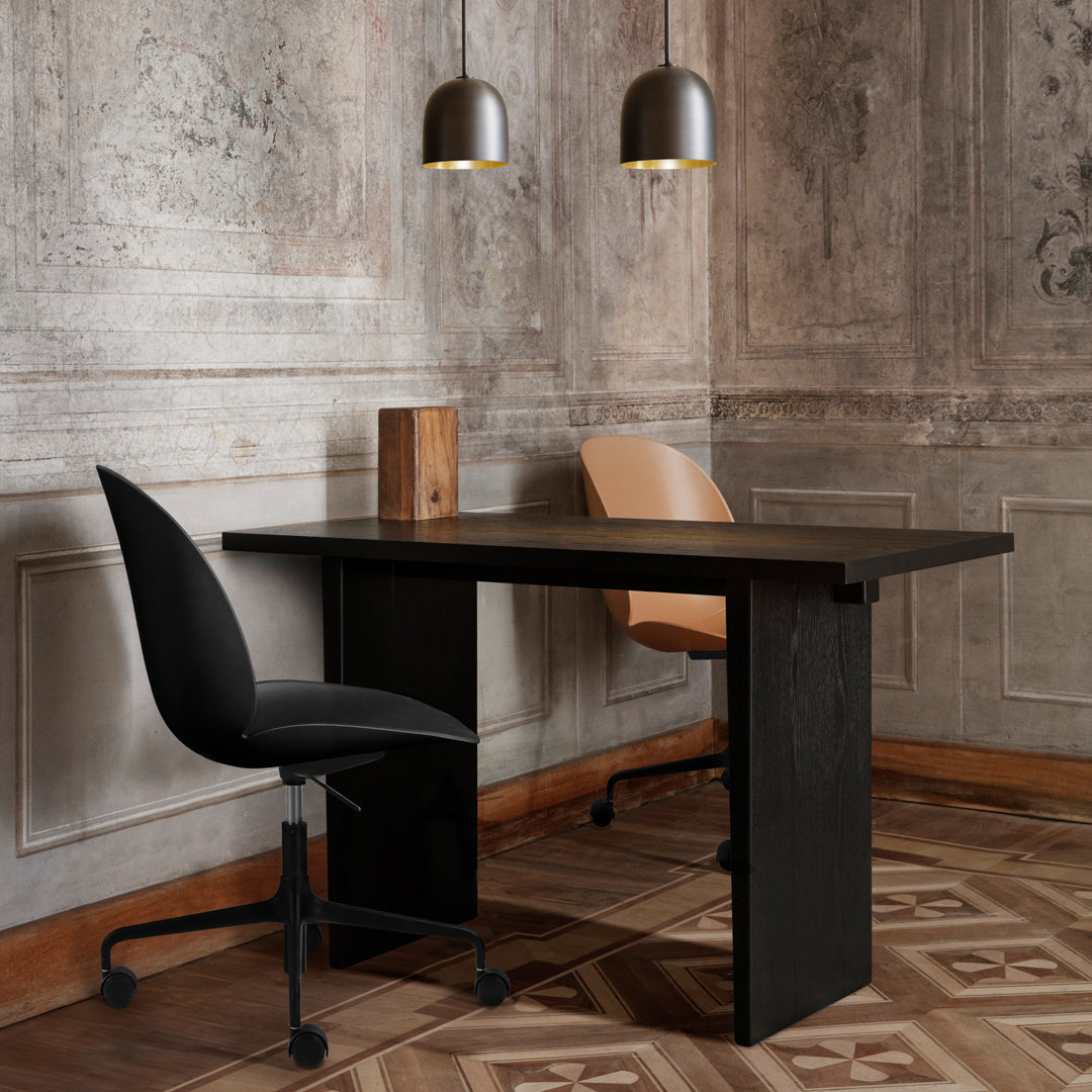 Ergonomic Beetle Meeting Chair with 4-Star Base & Smooth-Rolling Casters - Height Adjustable Office Chair for Conference Rooms & Home Workspaces