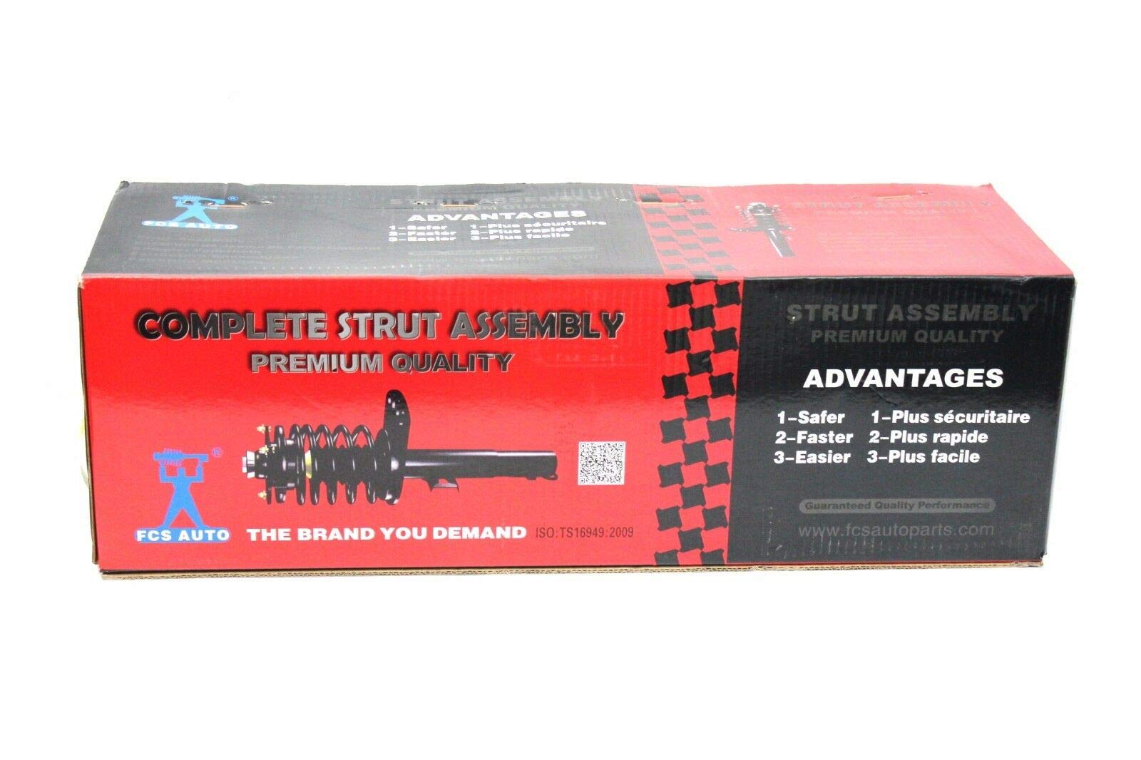 Premium Nissan Armada Front Suspension Strut & Coil Spring Assembly (2014) - High Quality Replacement Part with 1-Year Warranty - Part #3345497 - Perfect for Smooth Rides & Off-Road Adventures