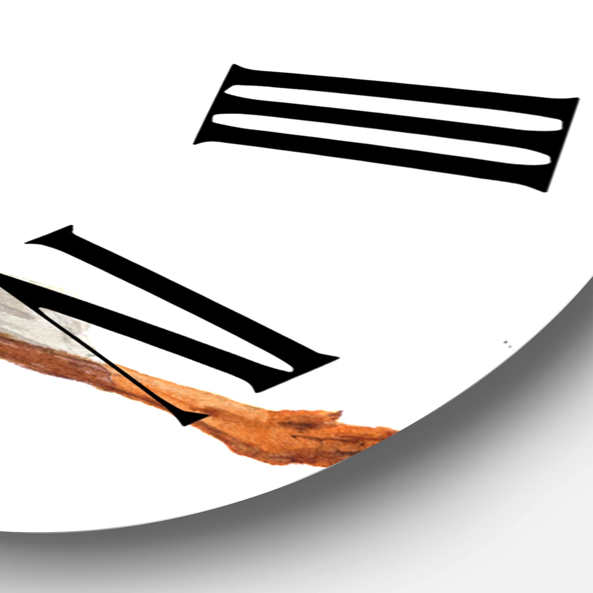 Flying White Stork Wall Clock - Large Traditional Animal Wall Clock for Kitchen Decor | Perfect for Home, Office & Farmhouse Style Décor