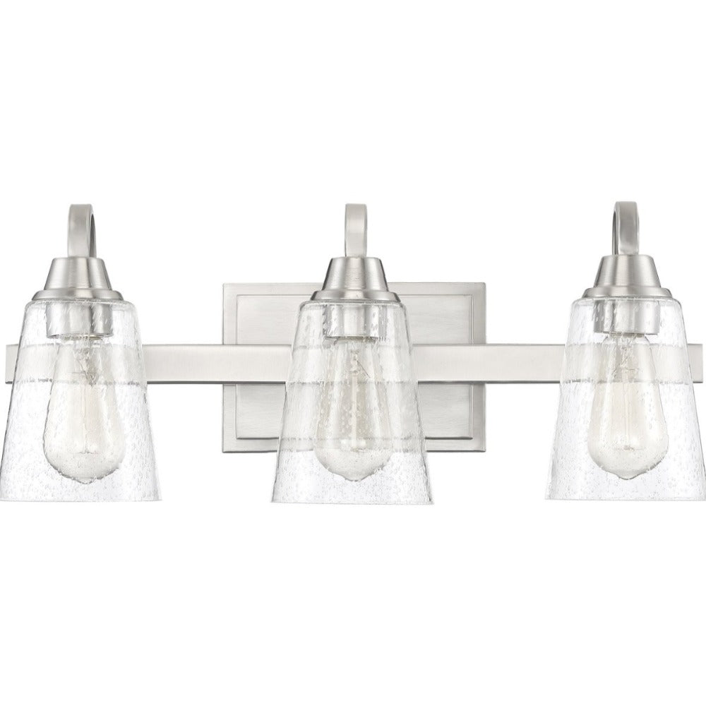 Venice 3-Light Bathroom Vanity Light Fixture - Modern LED Sconce for Makeup Mirror Lighting, Perfect for Bedroom, Dressing Room & Bathroom Decor