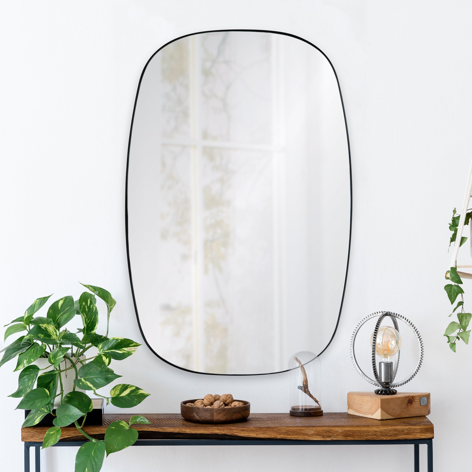 Bergen Mirror - Full-Length Wall Mirror with Adjustable Tilt, Modern Home Decor for Bedroom, Living Room, and Entryway