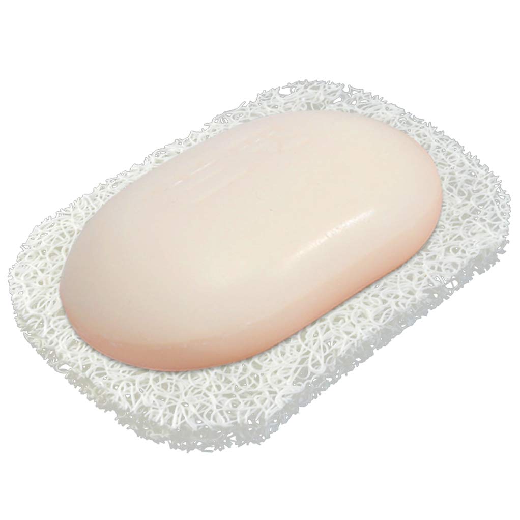 10 Pack Premium PVC Soap Saver & Holder - Non-Slip Bathroom Soap Dish for Shower, Sink, and Bathtub - White Soap Accessories for Home & Travel Use