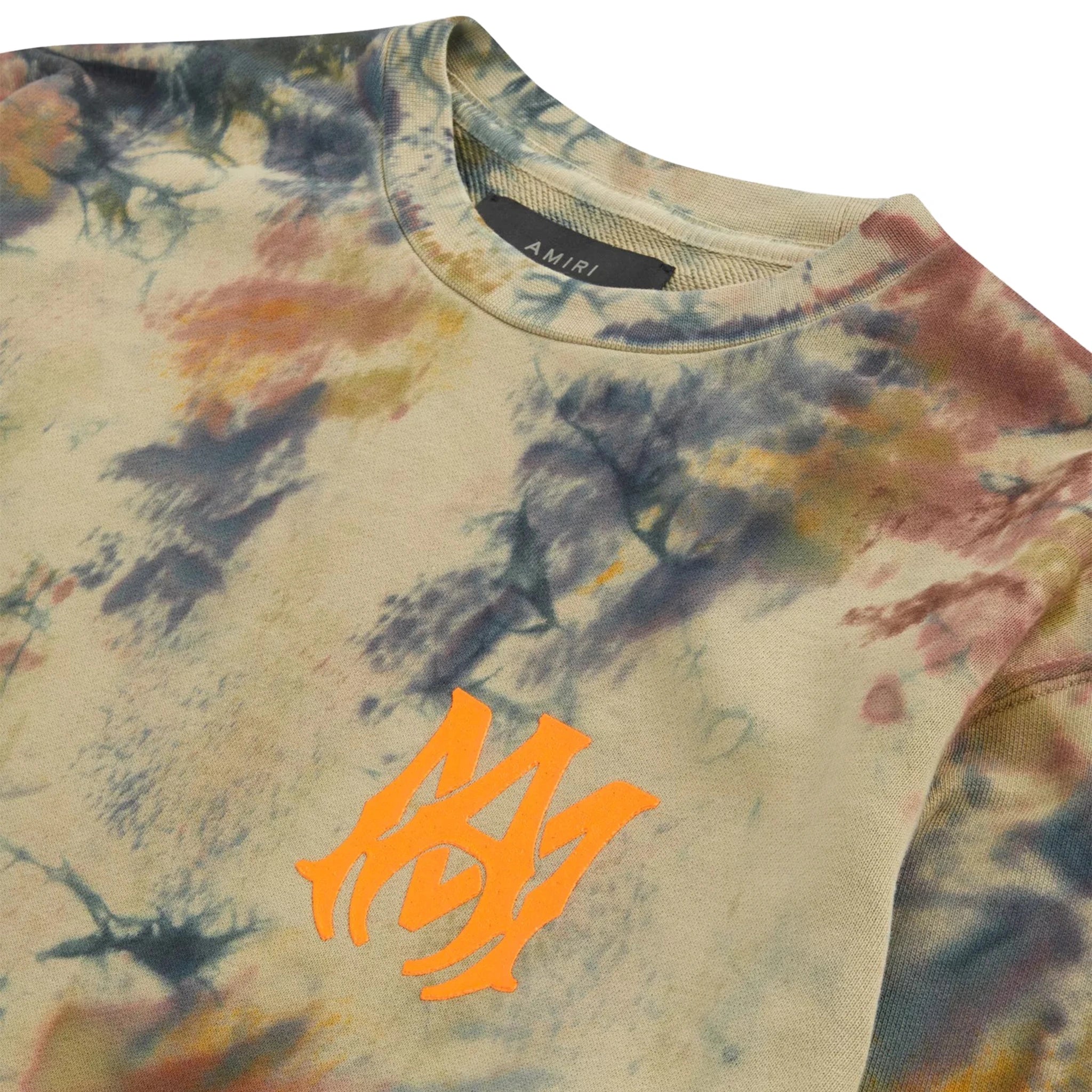 Amiri Kids Bones Tie Dye Green T-Shirt for Boys & Girls - Trendy Graphic Tee for Casual Wear, Street Style & Everyday Outfits