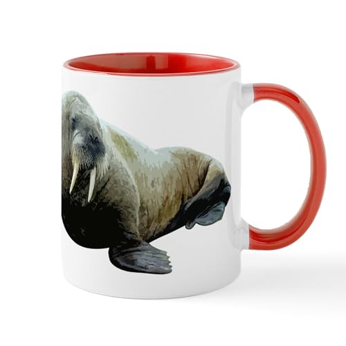White/Red Inside - Walrus Mug