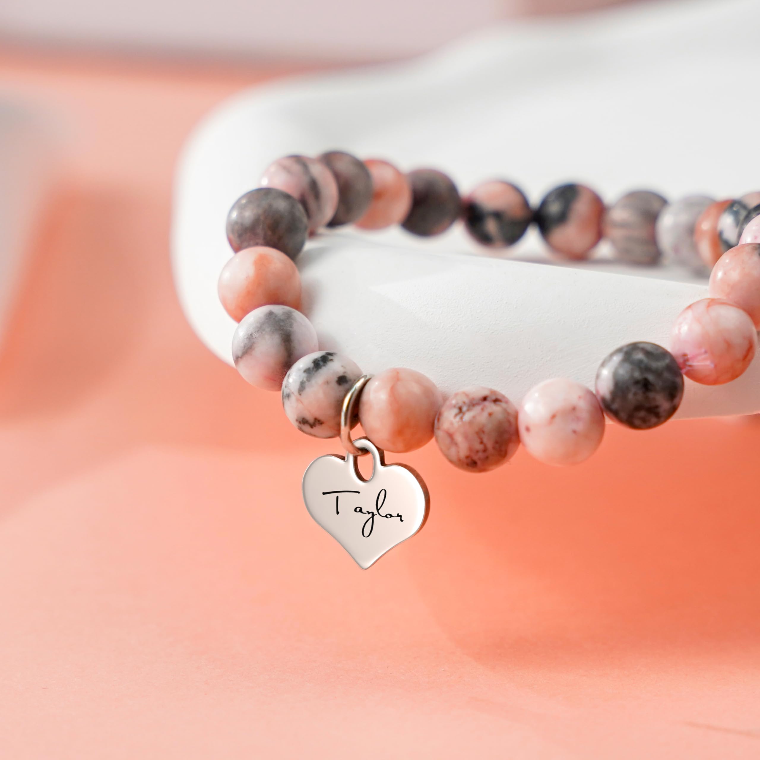 Taylor Swift Inspired Friendship Bracelets for Women & Girls - Birthday Gifts for Sisters, Best Friends | Pink Beaded Jewelry for Parties, Concerts & Everyday Wear | Medium Size Adjustable Wristband