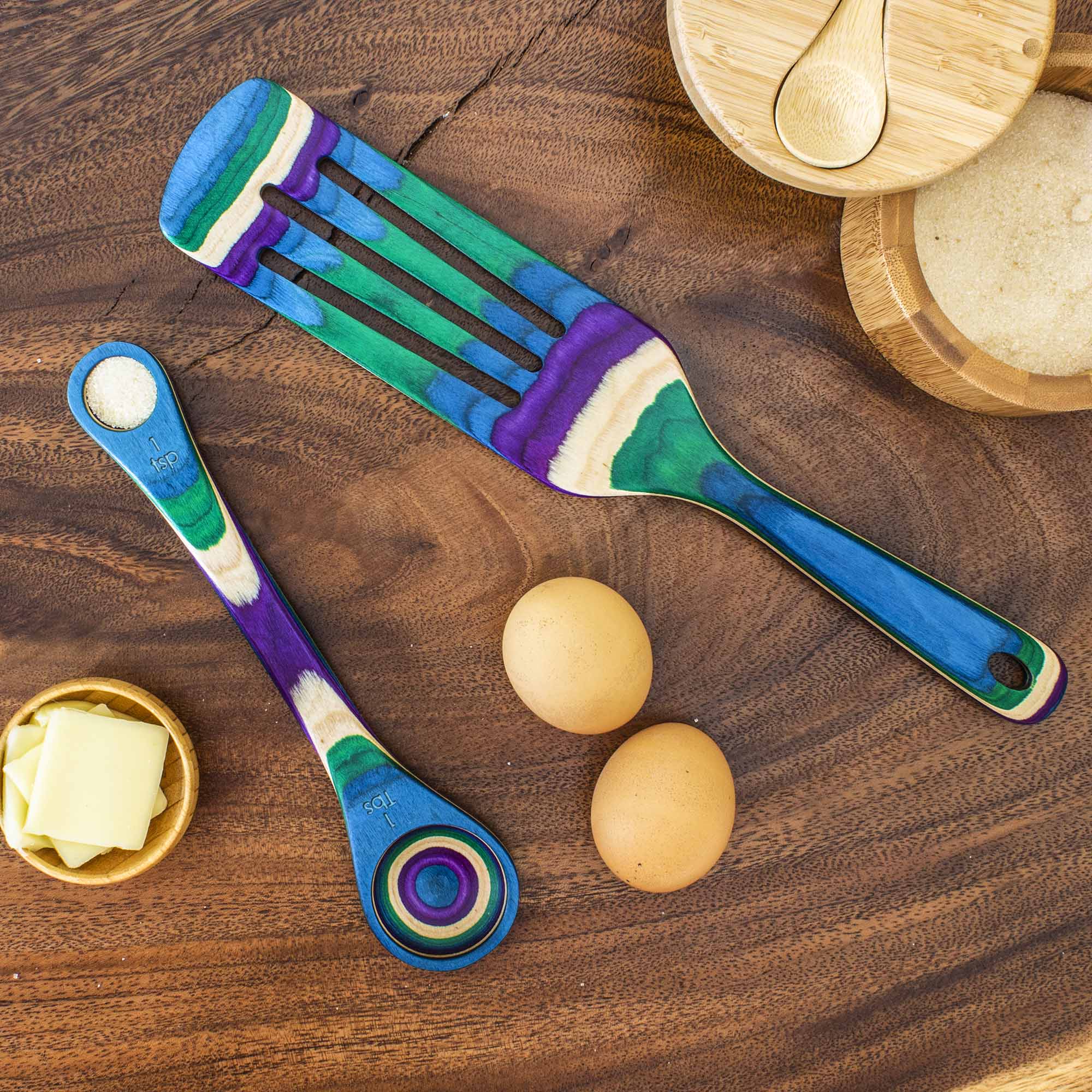 Baltique® Mumbai Collection 2-Piece Stainless Steel Utensil Set for Cooking & Serving - Perfect for Kitchen, Dining & Gift Giving
