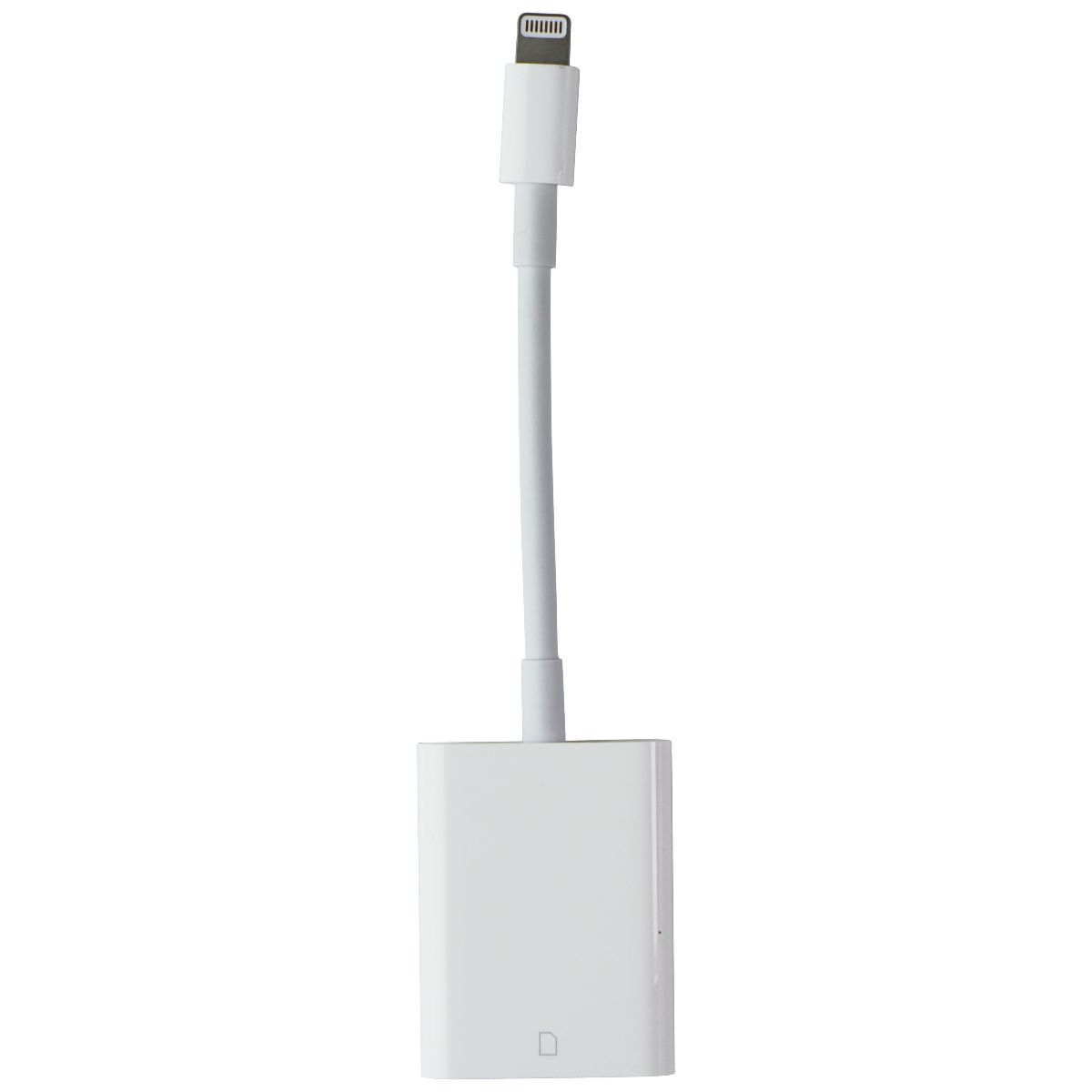 Apple 8-Pin Lightning to SD Card Camera Reader (MJYT2ZM/A) - White - Import Photos/Videos from DSLR to iPhone/iPad - Perfect for Photographers & Travelers