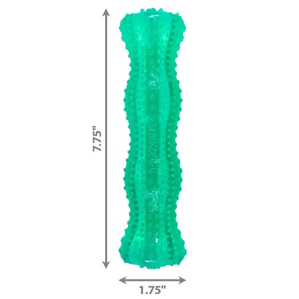 KONG Squeezz Dental Stick Dog Toy - Durable Chew Toy for Teeth Cleaning & Play - Perfect for Small, Medium & Large Dogs - Indoor & Outdoor Use