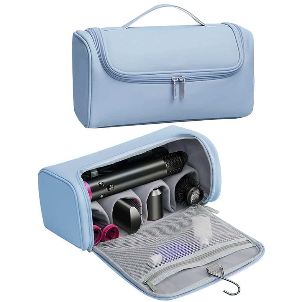 Dyson Airwrap Storage Bag - PU Travel Organizer with Hanging Hook for Hair Stylers | Portable & Compact