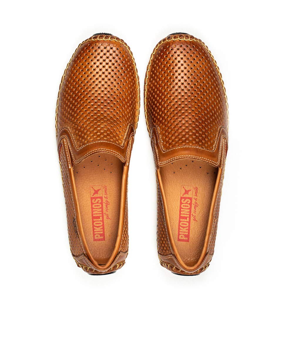 PIKOLINOS Men's Genuine Leather Loafers - Jerez Style Comfortable Slip-On Shoes for Casual & Office Wear