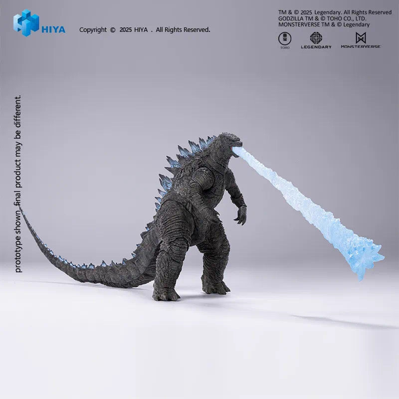 HIYA 7-inch 18cm Godzilla 2014 Translucent Version Action Figure - Exquisite Collectible for Movie Fans & Display