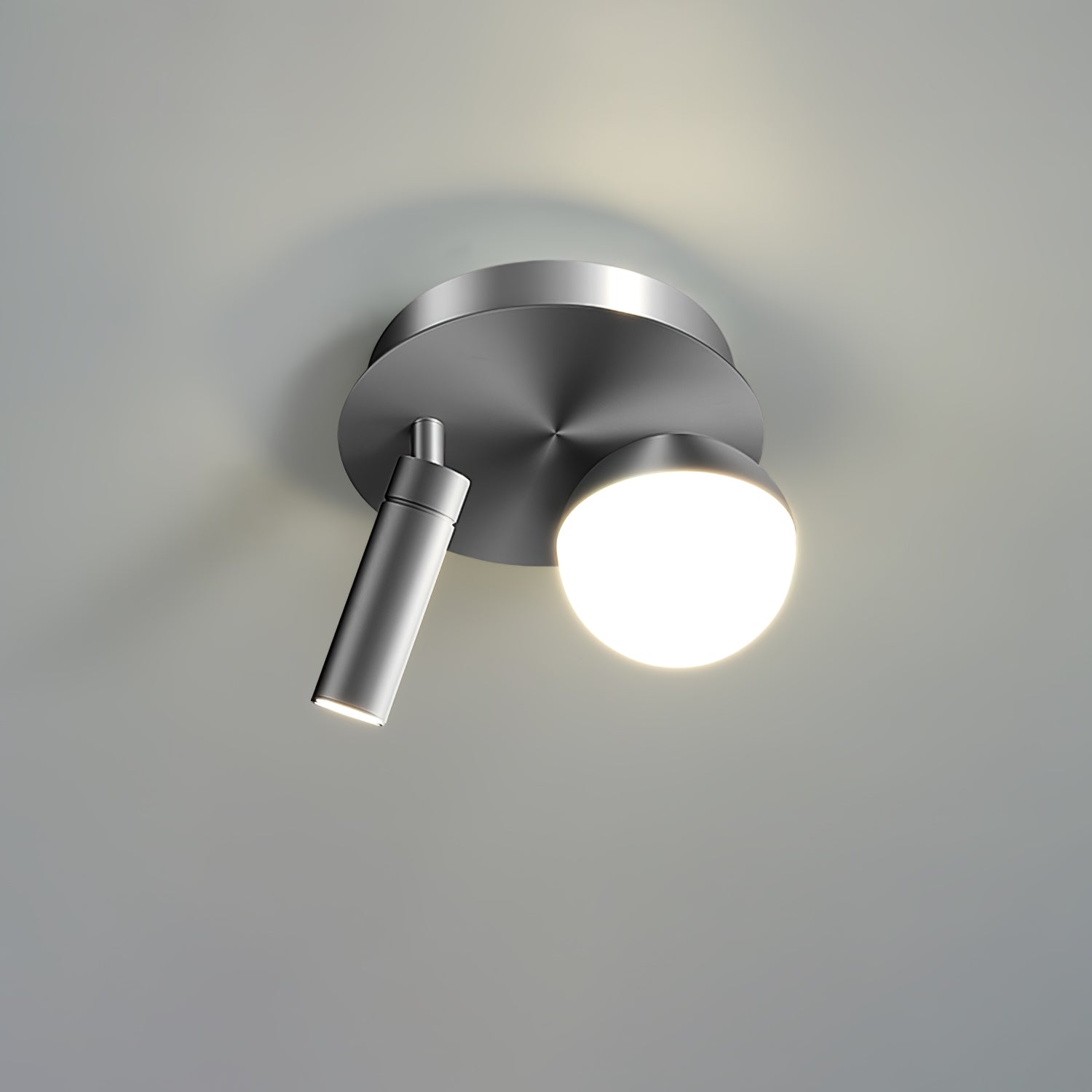 Round LED Ceiling Spotlight Light - Modern Flush Mount Lighting Fixture for Living Room, Bedroom, Kitchen & Hallway - Dimmable Bright White 4000K