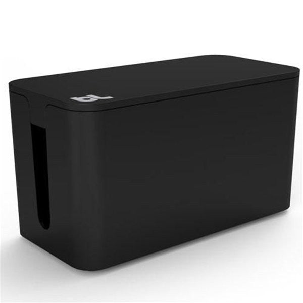 Bluelounge Cablebox Mini - Compact Cable Organizer for Desk & Home Office - Perfect for Managing Chargers, Cables & Wires - Ideal for Workspace, Gaming Setup & TV Stand Organization