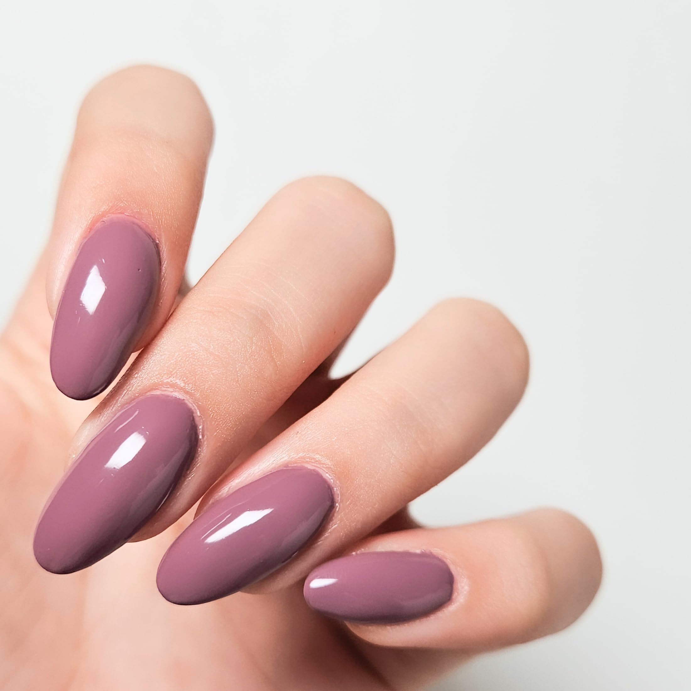 BAD COMPANY Vegan & Cruelty-Free Nail Polish - 10ml Long Lasting, Chip Resistant, Quick Dry Non-Toxic Nail Lacquer - Find Your Fire 56 (Mauve) - Perfect for Manicures, Pedicures & Nail Art Designs