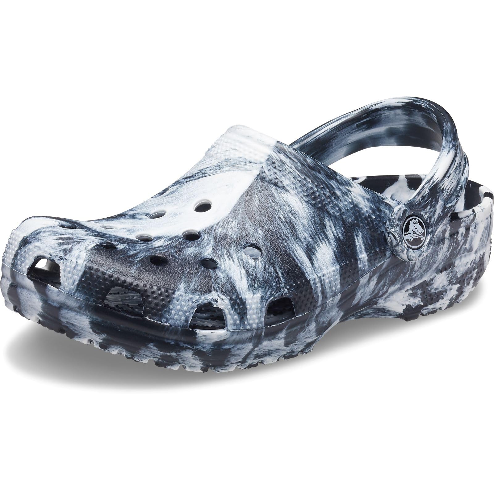 Crocs Unisex Classic Marbled Tie-Dye Clog | Comfortable Slip-On Water Shoes for Men & Women | Perfect for Beach, Pool, and Casual Wear