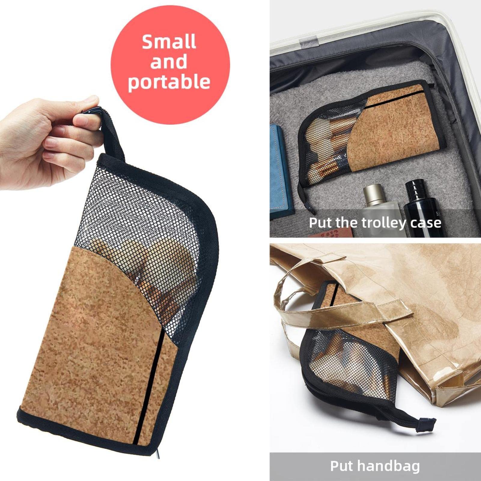 12-Piece Makeup Brush Organizer Bag with Hello in Different Languages - Portable Travel Cosmetic Brush Holder Case for Makeup Artists & On-the-Go Beauty Essentials