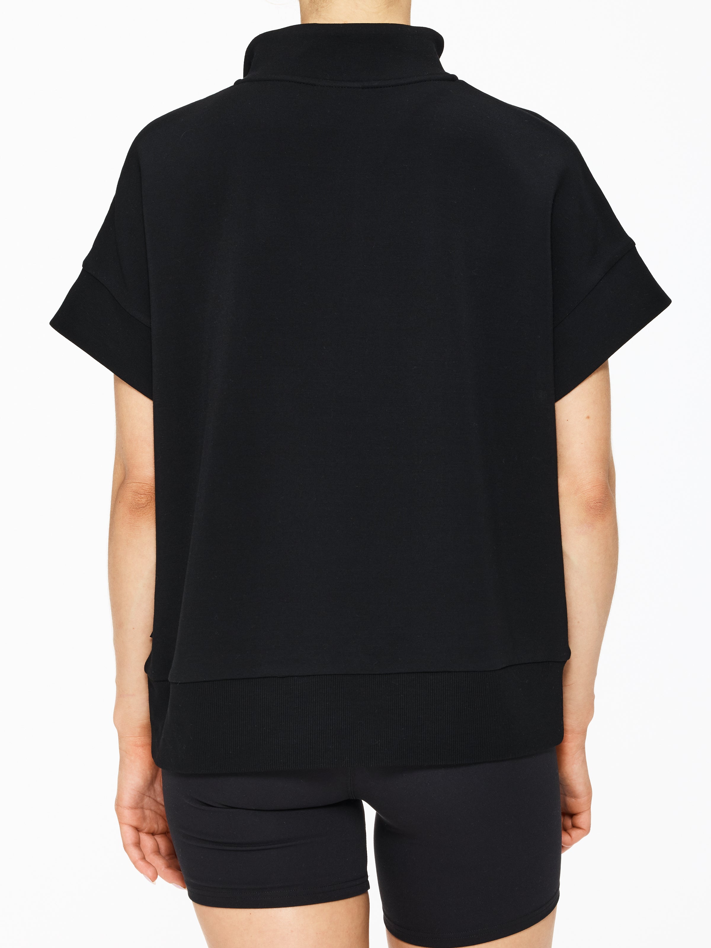 The Upside Ritchie Short Sleeve Sweatshirt for Men - Soft Cotton Blend Pullover with Ribbed Cuffs - Perfect for Casual Wear, Gym, and Outdoor Activities