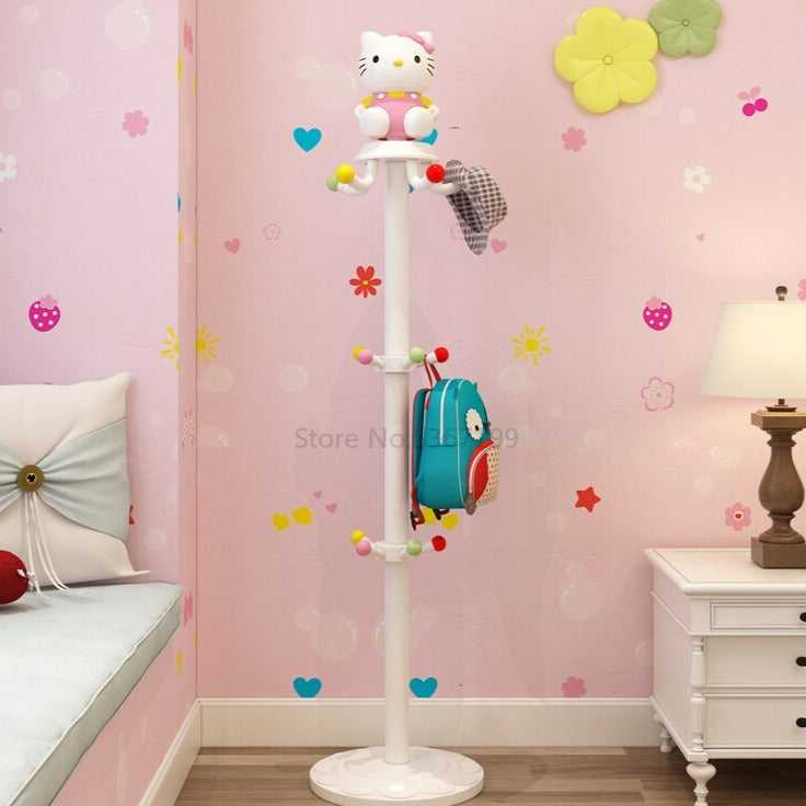 Kids Clothes Hanging Rack - Adjustable Height Durable Wooden Garment Organizer for Nursery, Bedroom & Closet Storage - Perfect for Toddler Outfits, Dresses & Jackets