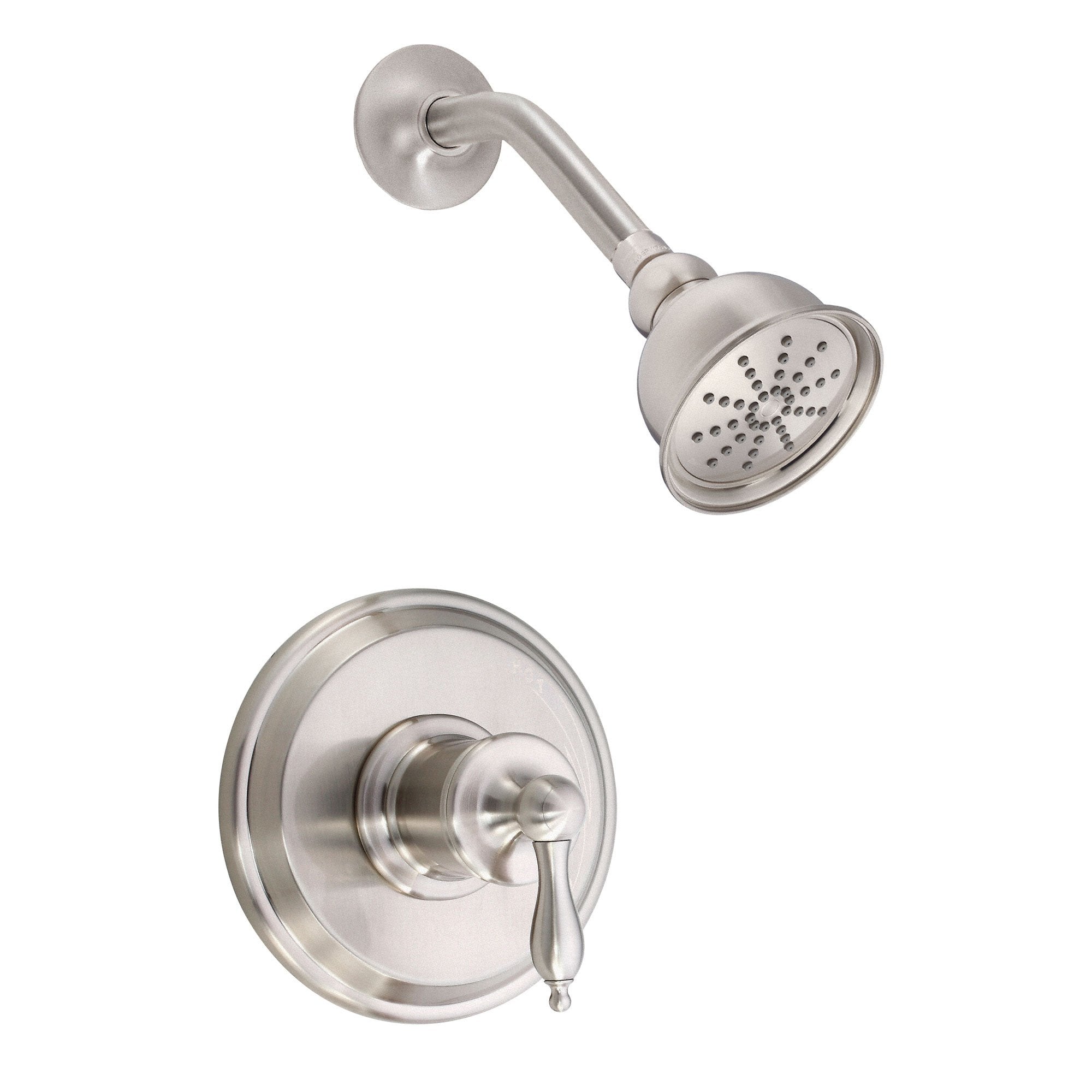 Danze Prince Brushed Nickel Single Handle Pressure Balance Shower Faucet with Rough-in Valve - Perfect for Modern Bathroom Renovations and Spa-Like Shower Experiences
