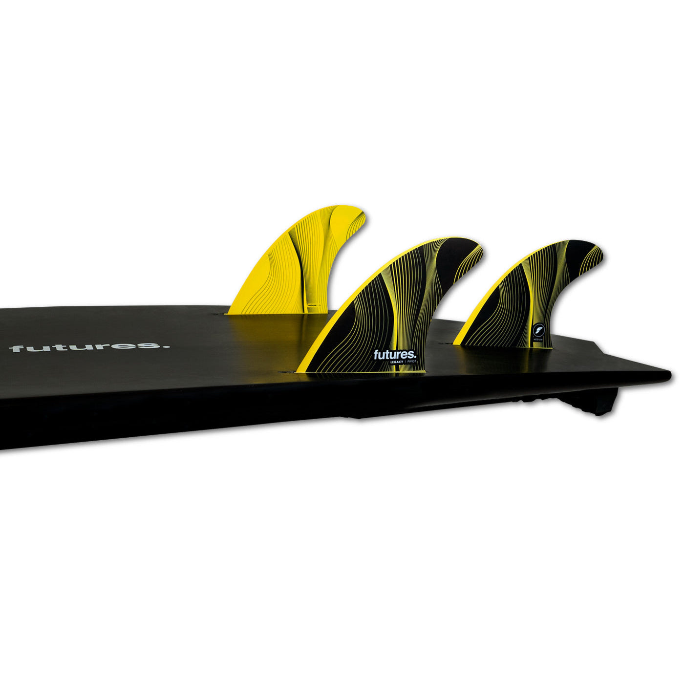 Futures Thruster P6 HC Legacy Series Pivot Fin - High Performance Surfboard Fins for Pro Surfers - Perfect for Big Waves and Competitive Surfing