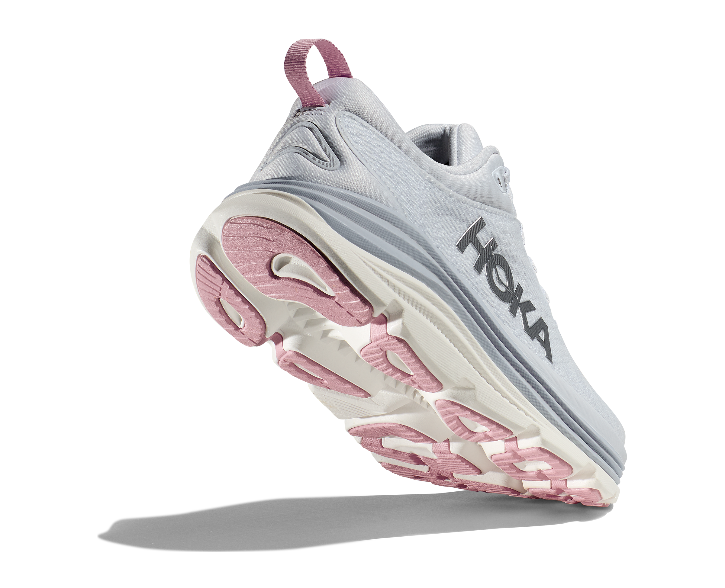 Women's HOKA Gaviota 5 Running Shoes - Lightweight Stability Sneakers for Walking & Jogging (Sea Ice/Pink Twilight) | Perfect for Road Running, Gym Workouts & Everyday Comfort