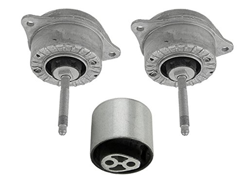 High-Quality Porsche 996 Engine & Transmission Mount Set (3-Piece) - Heavy Duty Steel - Compatible with 1999-2001 Porsche 911 Carrera & Carrera 4 - Perfect for Performance Upgrades & Smooth Ride Enhancement