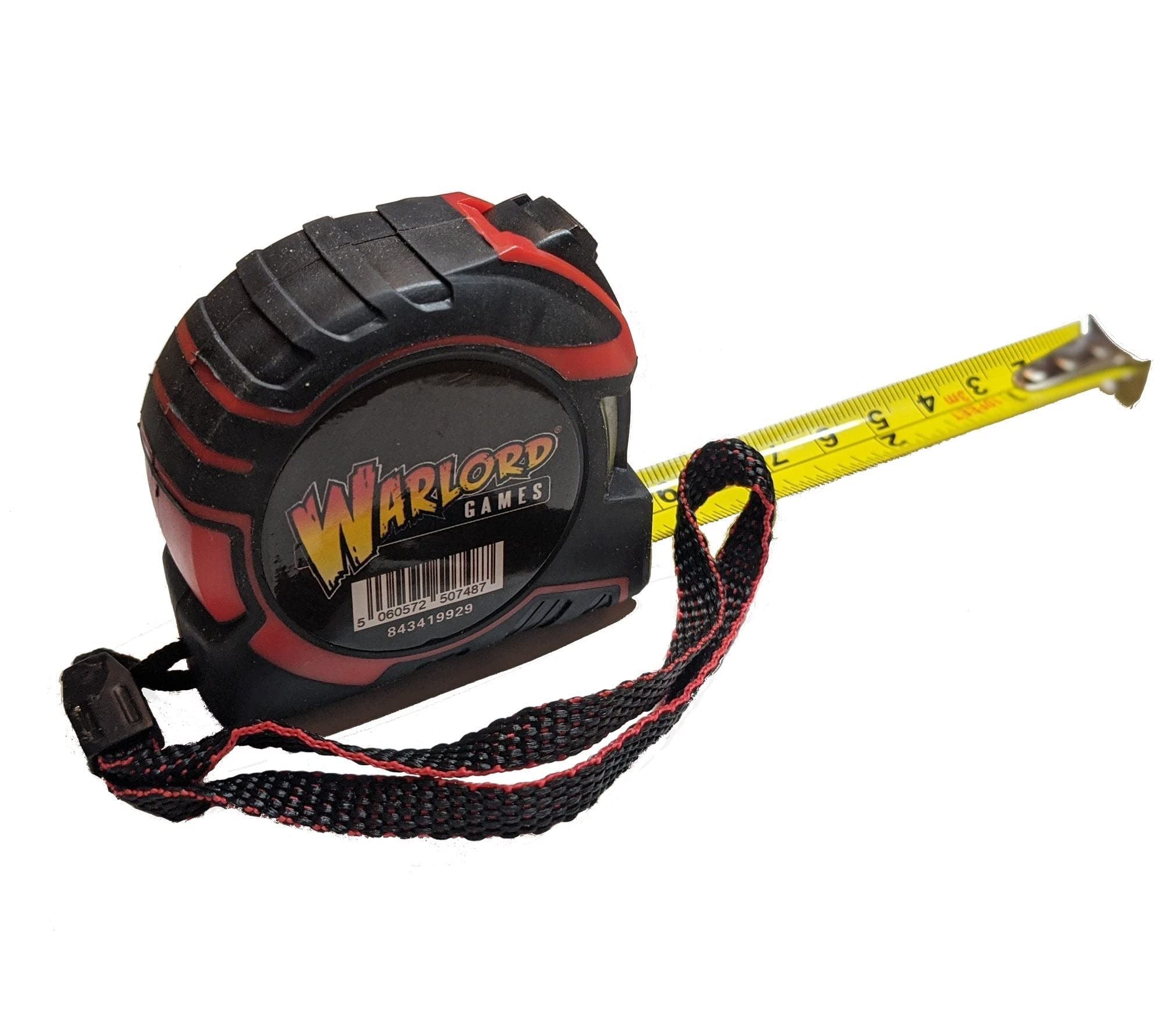 Warlord Games 25ft Tape Measure - Precision Wargaming Ruler for Tabletop Miniatures & War Games - Perfect for Hobbyists & Adult Gamers - Ideal for Measuring Distances in Warhammer, D&D and Strategy Board Games