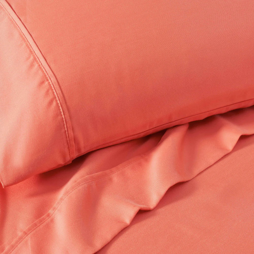 Premium 1200 Thread Count Cotton Blend 2-Piece Solid Pillowcase Set - Ultra Soft & Breathable for Bedroom Luxury (White, Queen Size) | Perfect for Home, Hotel, or Gift Giving